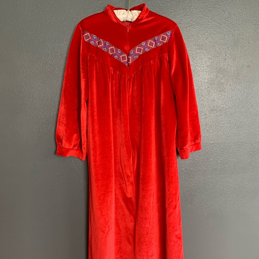 Vintage Velour Robe